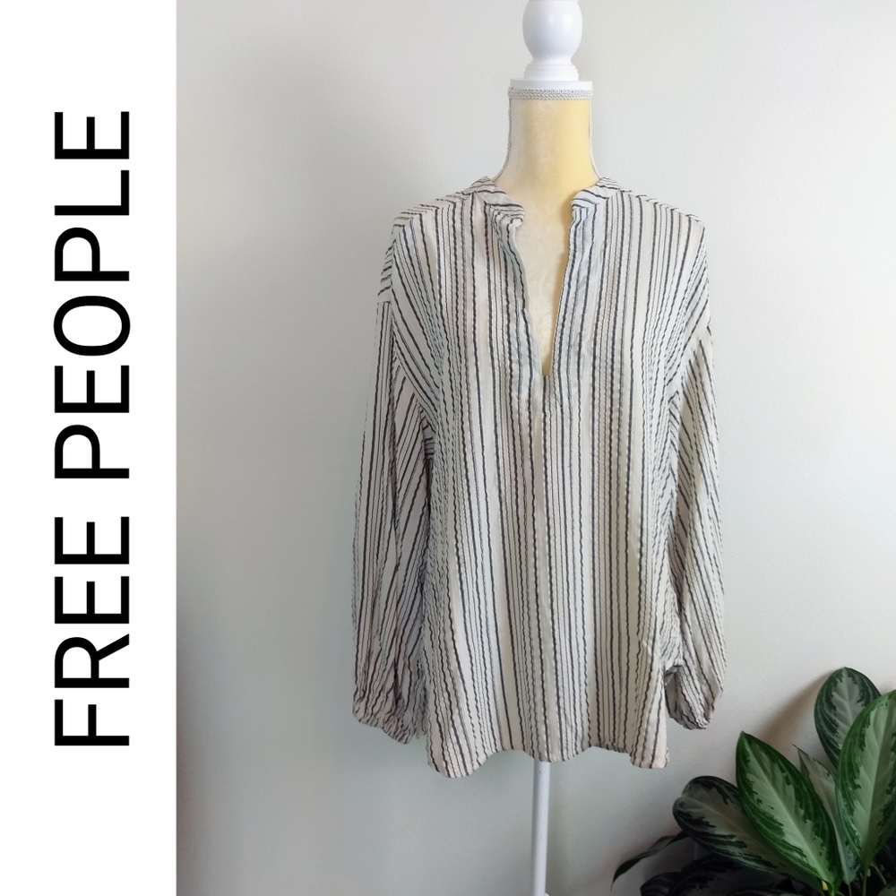 Free People Bohemian Stripe Tunic Size XS - Picture 1 of 8